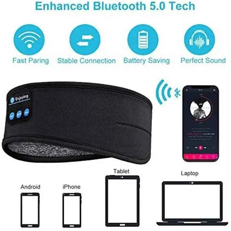 Wireless Sports Headband Earphones for Music