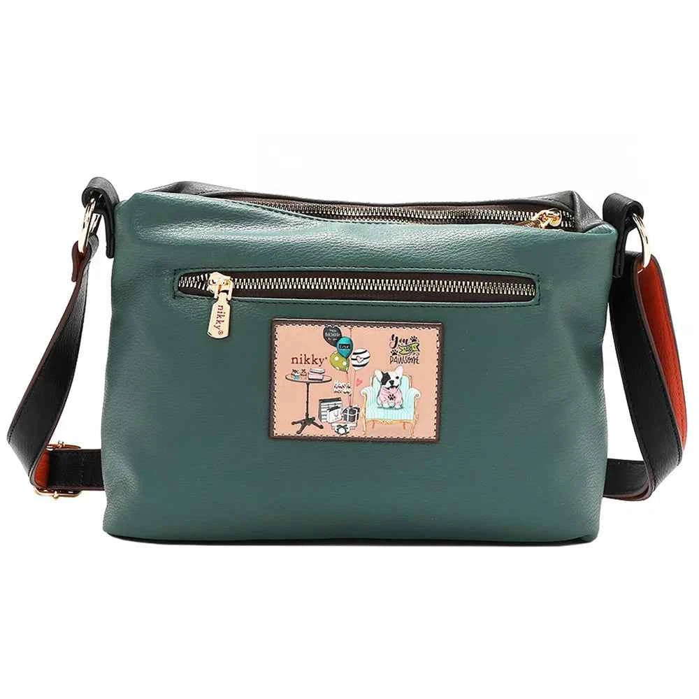 Nicole Lee USA Eco-Leather Adjustable Strap Crossbody Bag