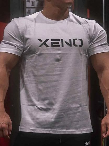 Men's Plus Size Round Neck Short Sleeve T-Shirt