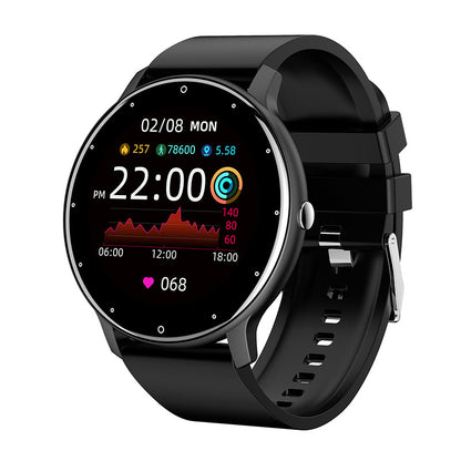 ZL02 Smart Bracelet - Heart Rate & Blood Pressure Monitor with Pedometer Black