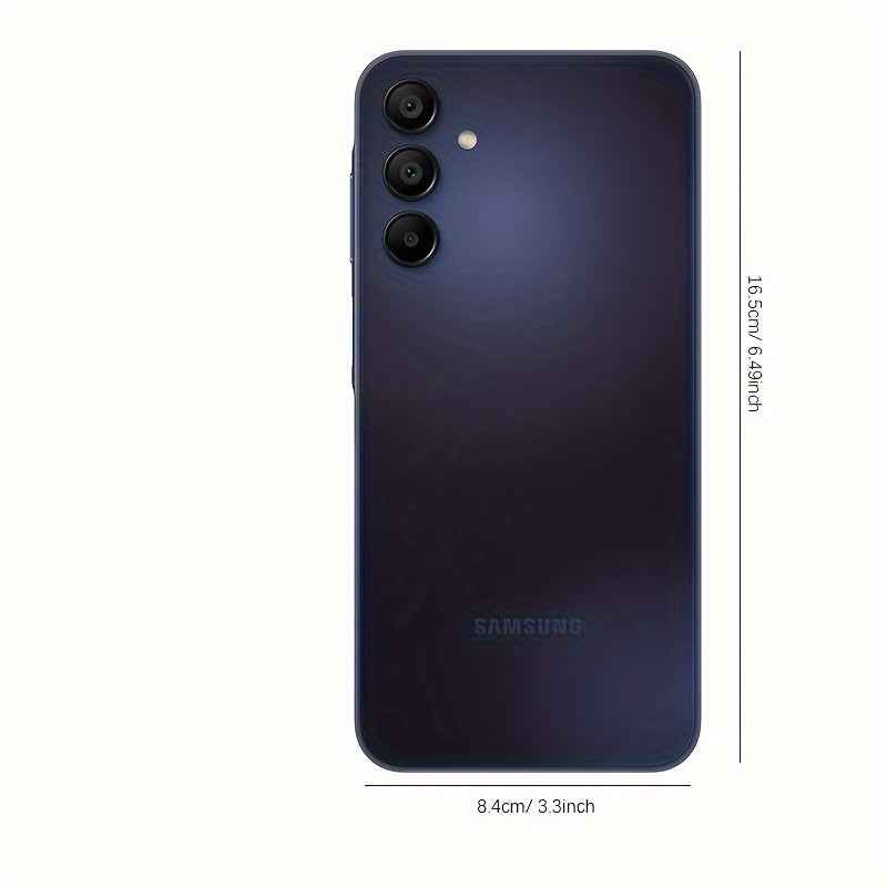 Samsung Galaxy A15 LTE, 6 RAM 128 ROM, Dual Sim Android Smartphone, Unlocked, Black.
