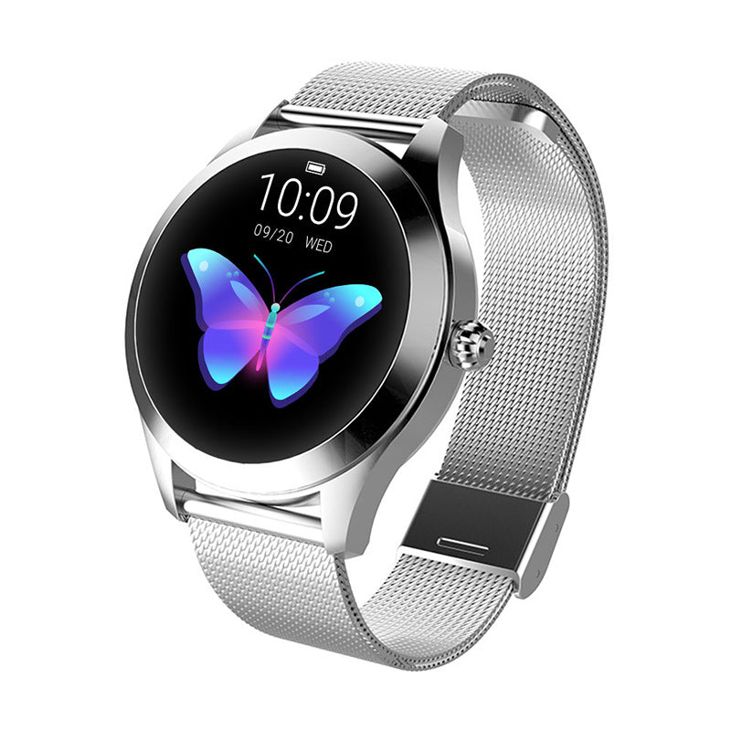 FitBliss - Women's Fitness Smartwatch with Heart & Sleep Tracker Sliver