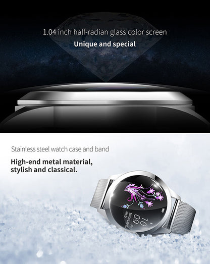 FitBliss - Women's Fitness Smartwatch with Heart & Sleep Tracker