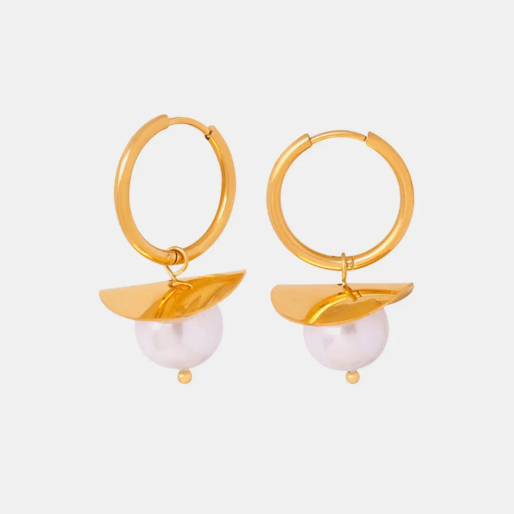 Dazzling 18K Gold-Plated Bead Dangle Earrings - Top-Rated Customer Favorite
