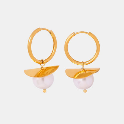 Dazzling 18K Gold-Plated Bead Dangle Earrings - Top-Rated Customer Favorite