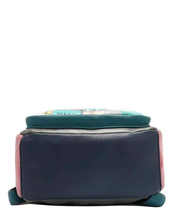 Nicole Lee USA Cat Eco-Leather Convertible Backpack Bag