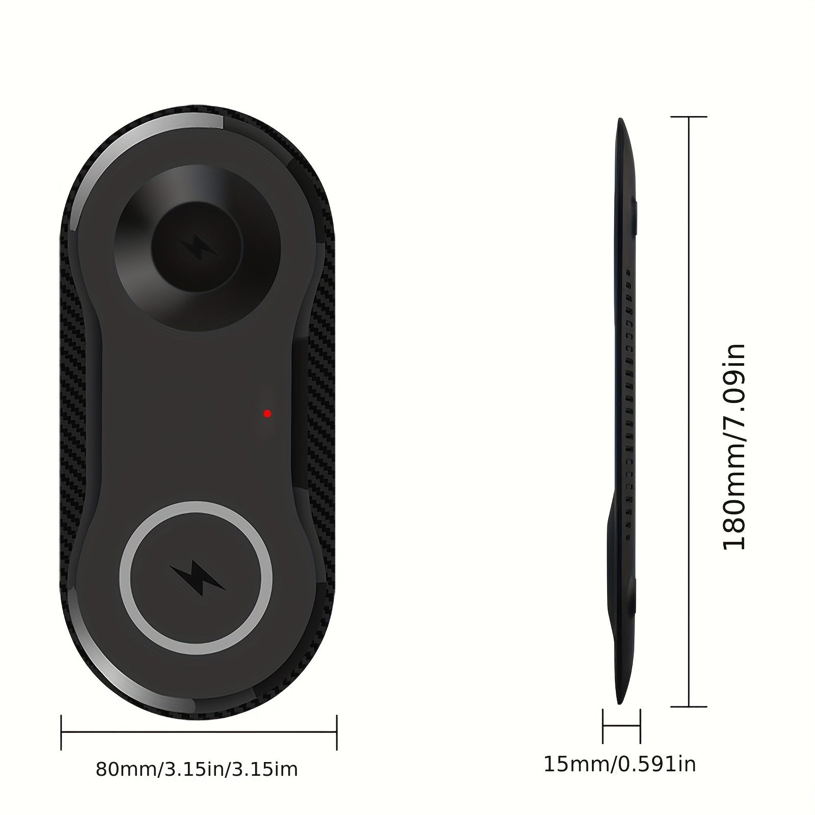 2-in-1 Wireless Charging Pad for Phone & Watch - Premium Tech Accessory