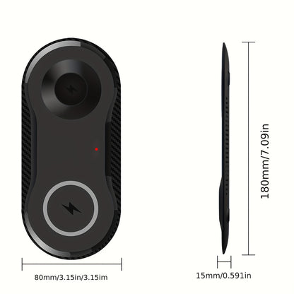 2-in-1 Wireless Charging Pad for Phone & Watch - Premium Tech Accessory