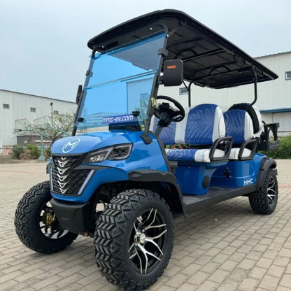 2025 New Energy 4-6 Seater Customized Electric Golf Carts - High-Performance AC Motor & Lithium-Ion Battery MD6