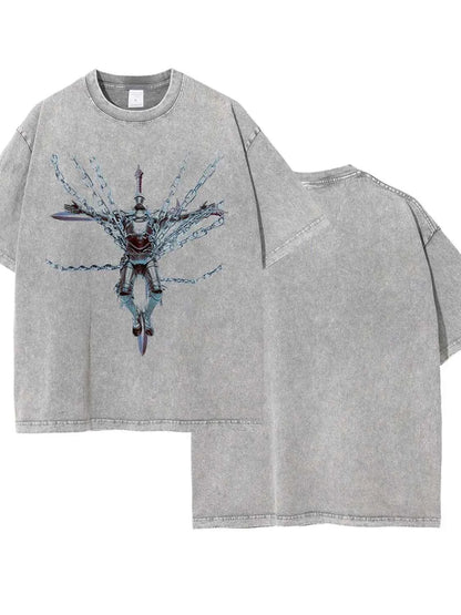 Men's Round Neck Graphic T-Shirt