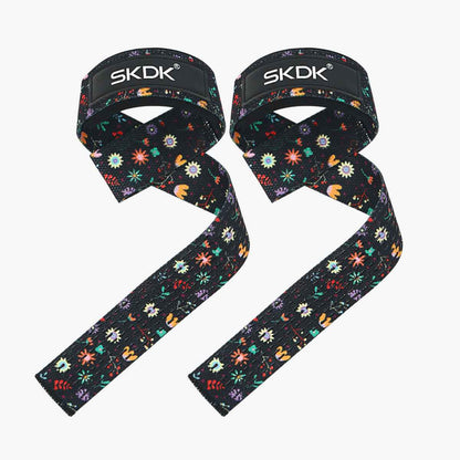 Camouflage Power Band - Top-Rated Grip Strength Fitness Band for Pull-Ups Sun flower 1 Pair