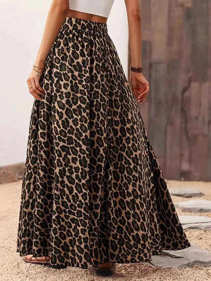 Leopard Maxi Skirt