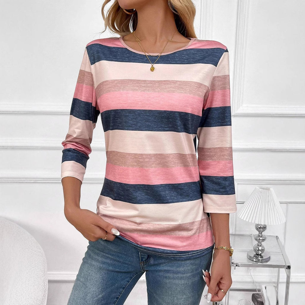 Signature Basic Bae Full Size Ribbed Round Neck Short Sleeve T-Shirt