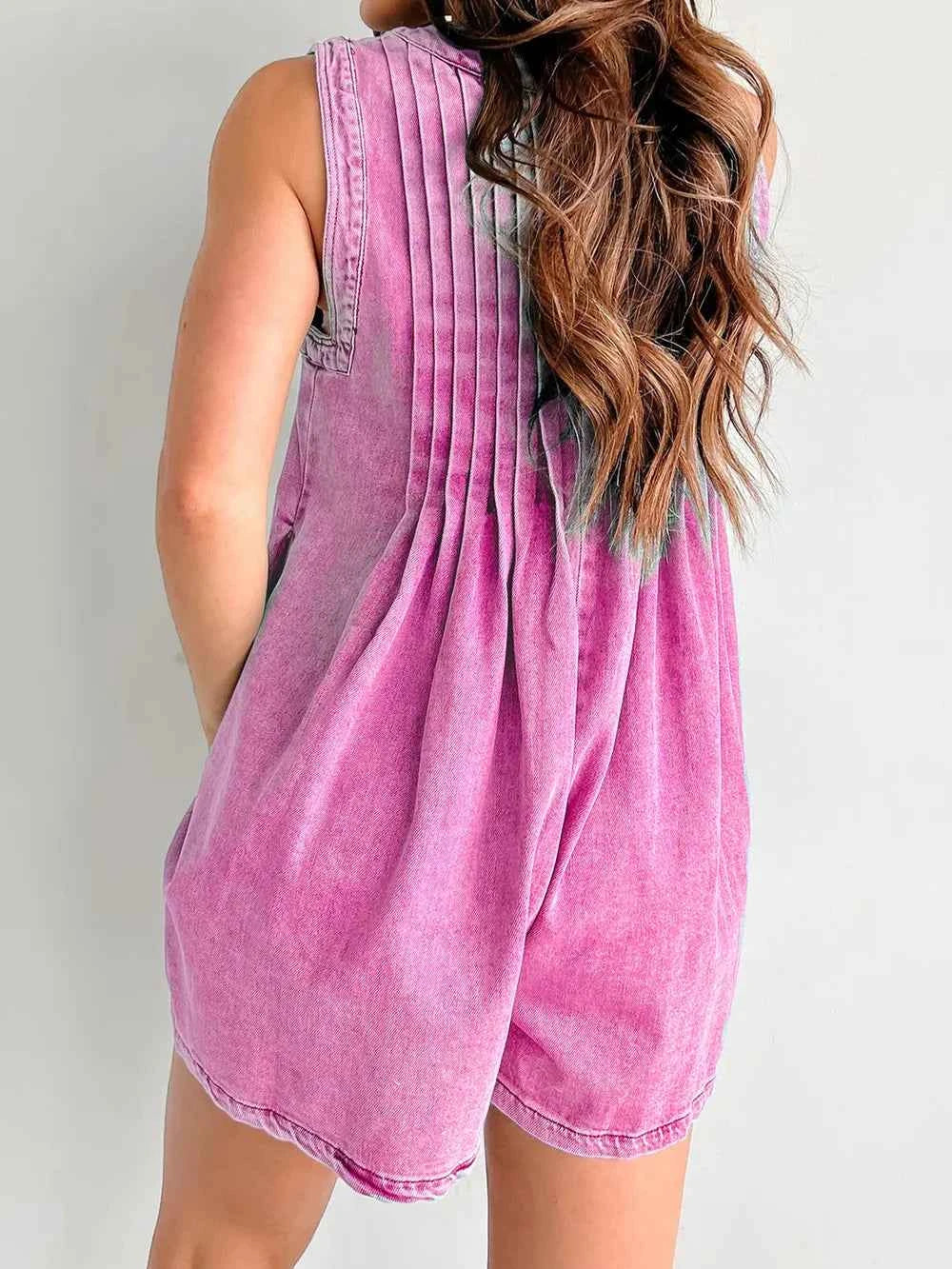 Tied Romper with Pockets