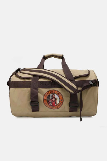 Nicole Lee USA Large Duffel Bag Beige One Size