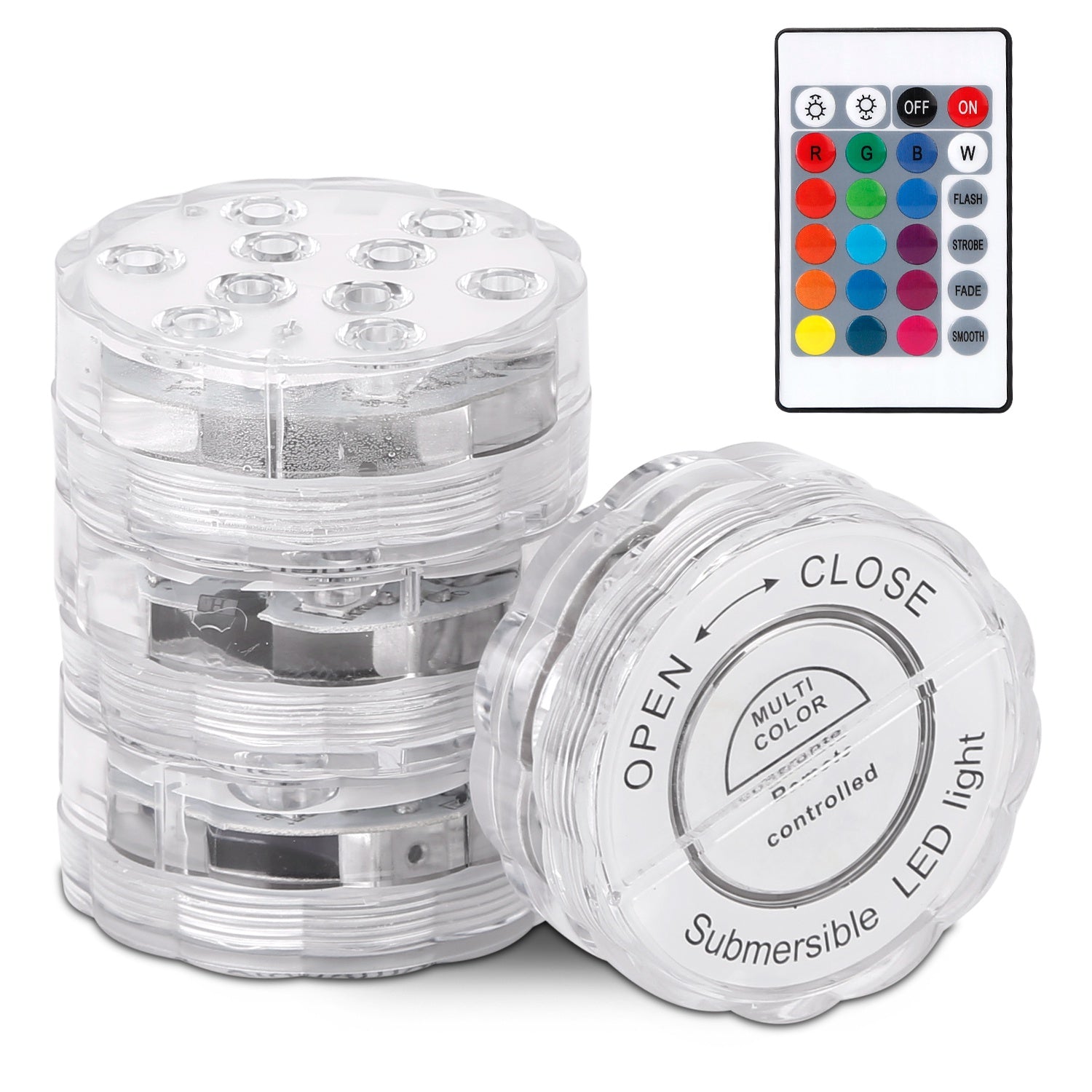 Premium Elite Floating Swim Pool Lights Waterproof Colorful Battery Operaed Submersible Pond Bathtub Hot tub Spa Fountain Projector Kids Gifts