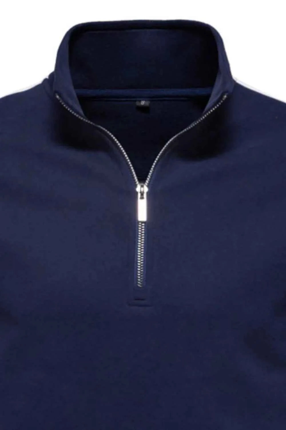 Men's Contrast Striped Long Sleeve Sweatshirt