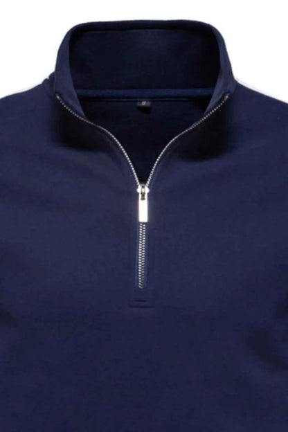 Men's Contrast Striped Long Sleeve Sweatshirt