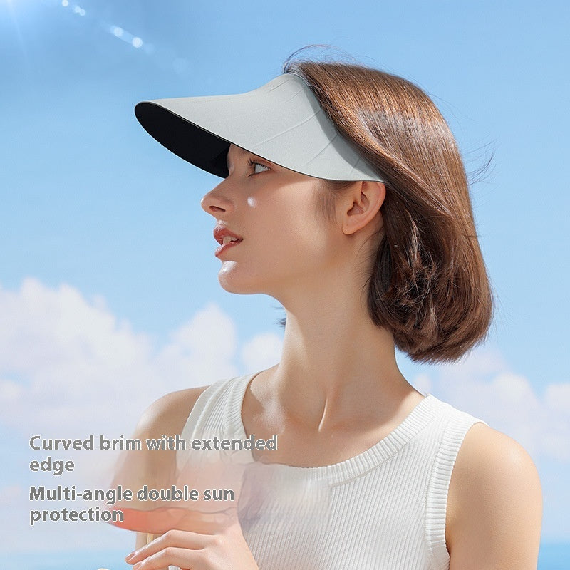 SolarShield Visor Cap - Ultimate Outdoor Cycling Sun Protection