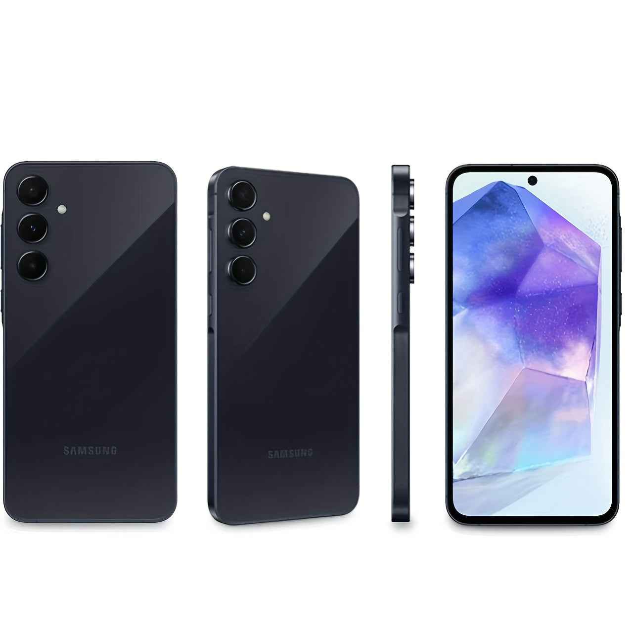 Samsung Galaxy A55 5G, 8 RAM 256 ROM, Dual Sim Android Smartphone, Unlocked, Awesome Navy