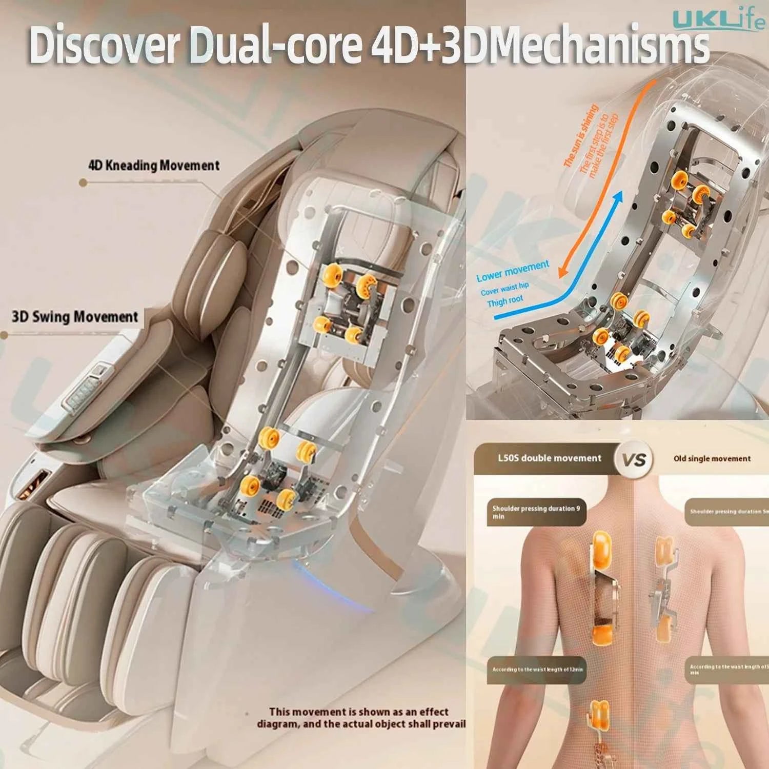 4D SL-Track Zero Gravity Massage Chair - Ultimate Relaxation Experience