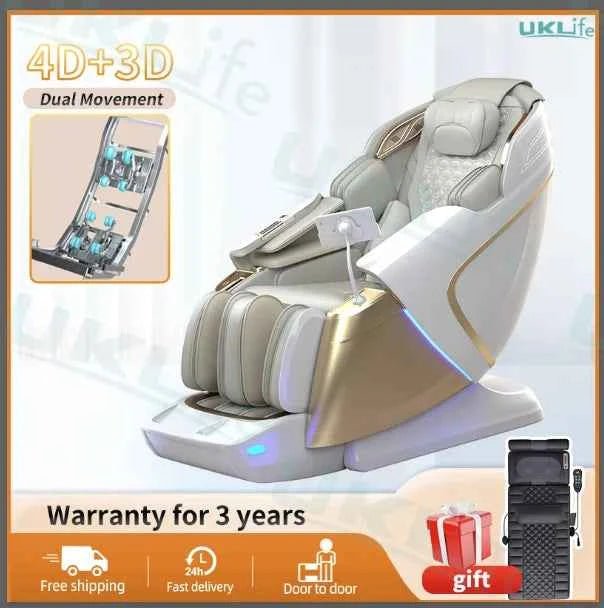 4D SL-Track Zero Gravity Massage Chair - Ultimate Relaxation Experience