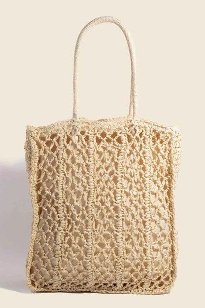 Fame Intricate Braided Tote Bag IV one size