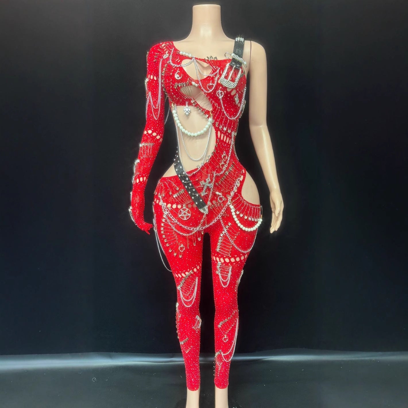 Signature Cutout Racerback Active Jumpsuit