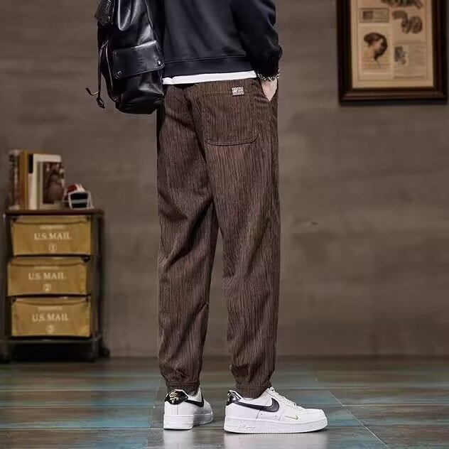 Premium Elite Men's Elastic Waist Pants with Pockets