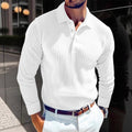Signature Men's Full Size Collared Short Sleeve Polo Plus Size