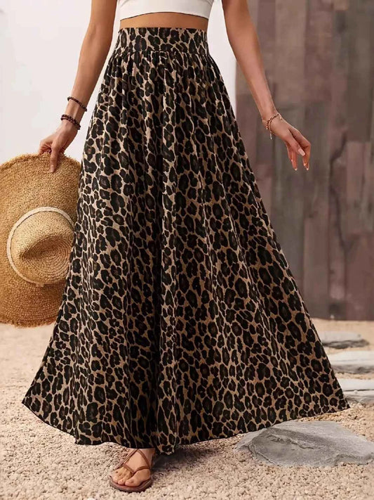 Leopard Maxi Skirt Leopard