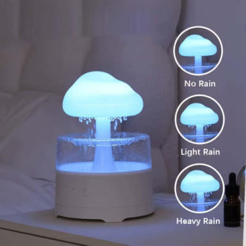 Signature Creative mushroom plug-in LED bedside night light light controlled sensor bedroom