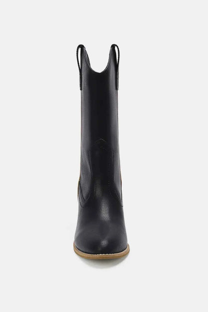 Beast Fashion Butterfly Cut Detail Point Toe Boots - Trendy Footwear