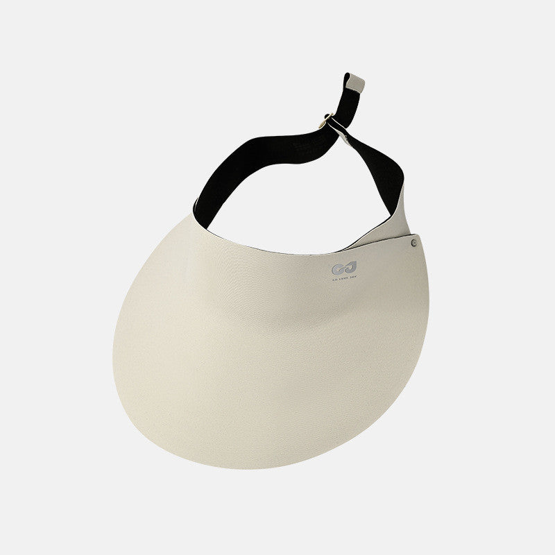 SolarShield Visor Cap - Ultimate Outdoor Cycling Sun Protection XMZ291 Beige Average Size