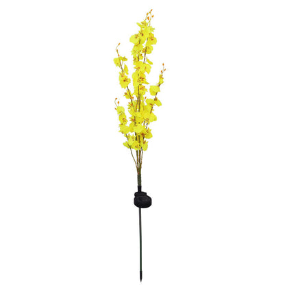 LED Solar Simulation Plant Lamp Luminous Phalaenopsis Outdoor Courtyard Lawn Decorative Ground Plug Lamp Artificial Plant Light