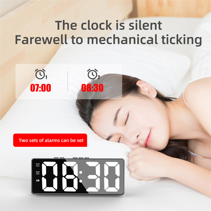 Dual-Purpose Digital Clock | Voice-Activated Temperature Clock - My Store