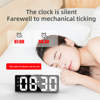 Dual-Purpose Digital Clock | Voice-Activated Temperature Clock - My Store