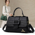 Signature Fame Square Braided Pattern Tote Bag