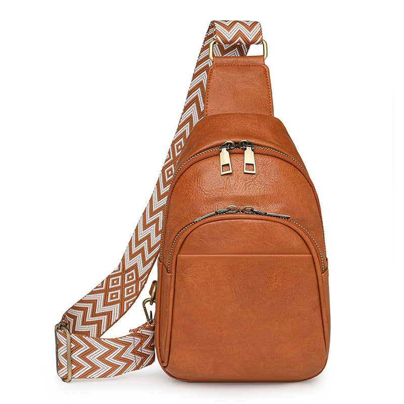 Signature Nicole Lee USA Crescent Shaped Crossbody Bag