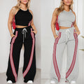 Signature Printed Tank Top and Wide Leg Pants Set