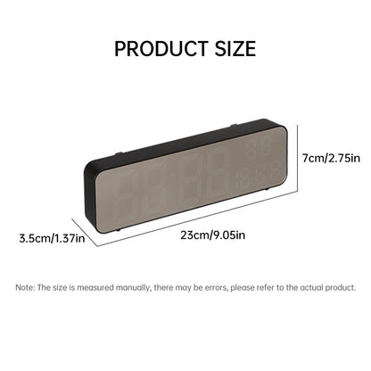 Digital Wall Clock - 9 Inch, USB Plug-in, LED Display - Perfect for Home or Office