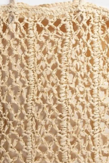 Fame Intricate Braided Tote Bag