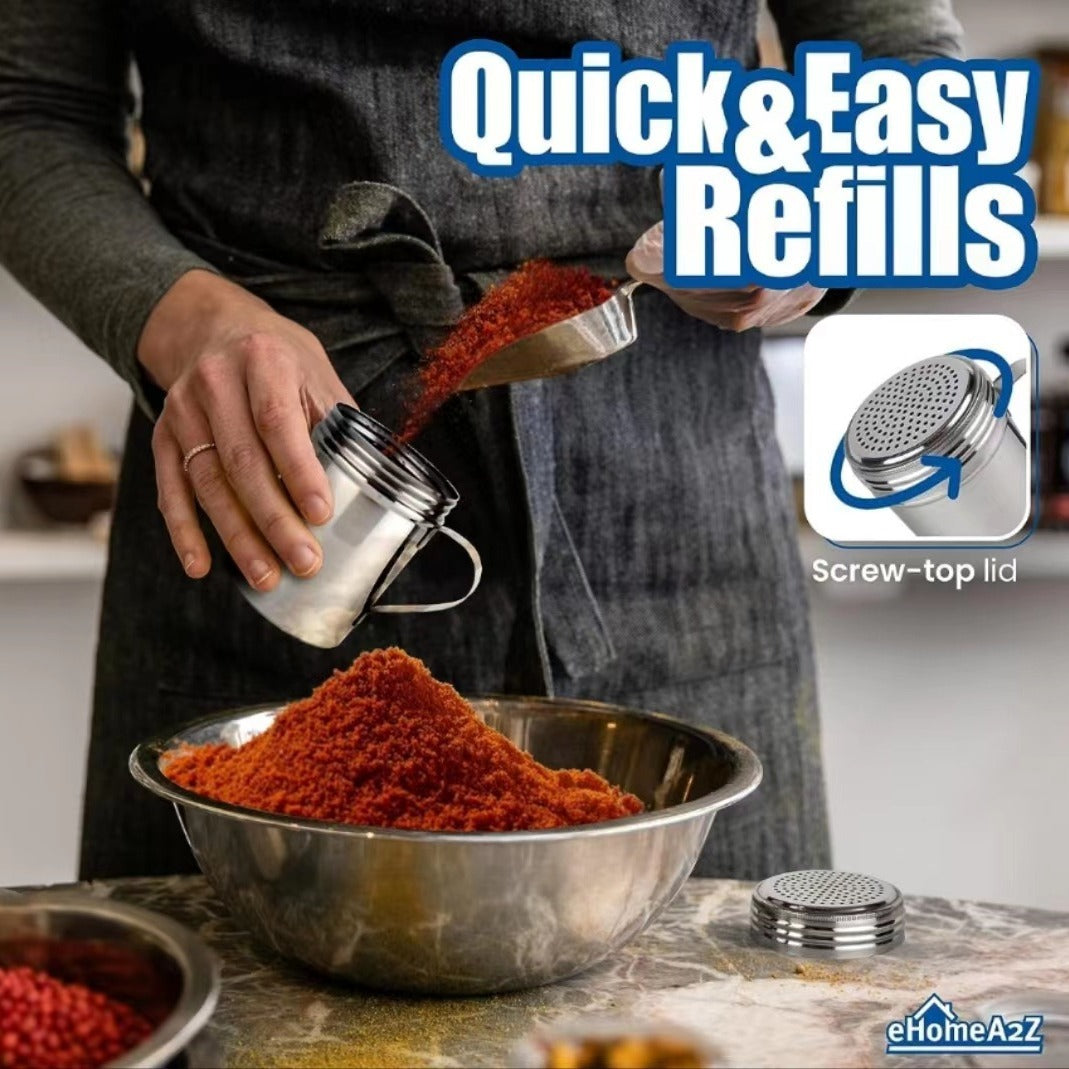 Stainless Steel Seasoning Barbecue Steel Powder Dispenser