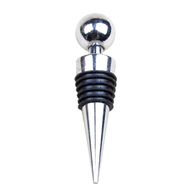 Stainless Steel Vacuum Wine Bottle Stopper - Premium Sealed Storage for Freshness