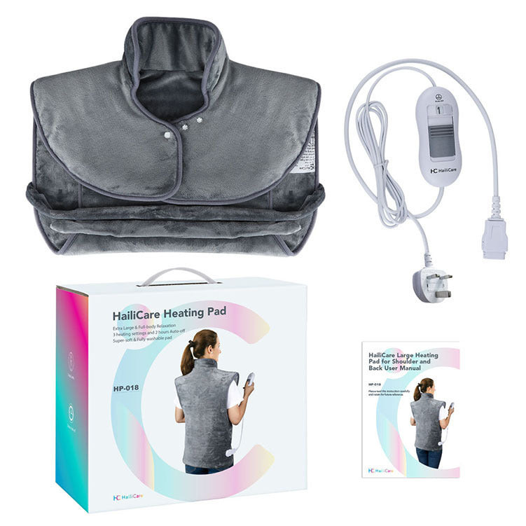 CozyHeat Electric Shawl Blanket - 3-Speed Flannel for Ultimate Warmth