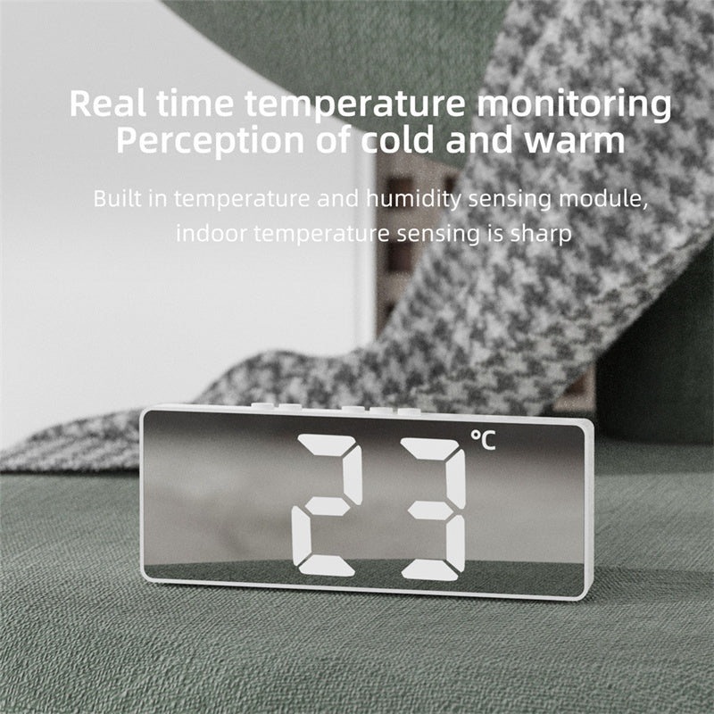 Dual-Purpose Digital Clock | Voice-Activated Temperature Clock - My Store