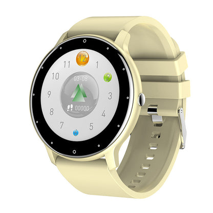 ZL02 Smart Bracelet - Heart Rate & Blood Pressure Monitor with Pedometer Yellow