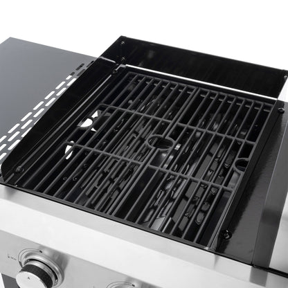 Multi Function Burner Gas Grill Barbecue Frying Pizza Covered Combination