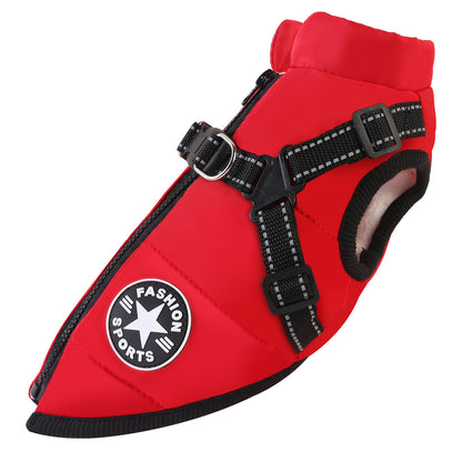 Waterproof Dog Coat | Stylish & Functional | Perfect for Outdoor Adventures Red