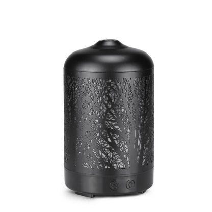 Creative Branch Mini Aroma Diffuser & Humidifier - Top-Rated, User-Friendly Design for Home & Office Black